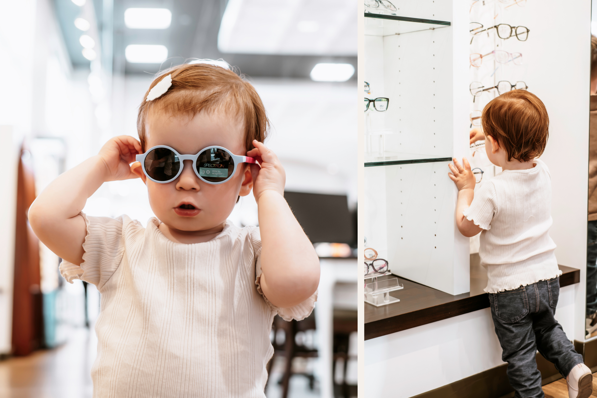 Grande Prairie optometrist reviewing eye health results with patient