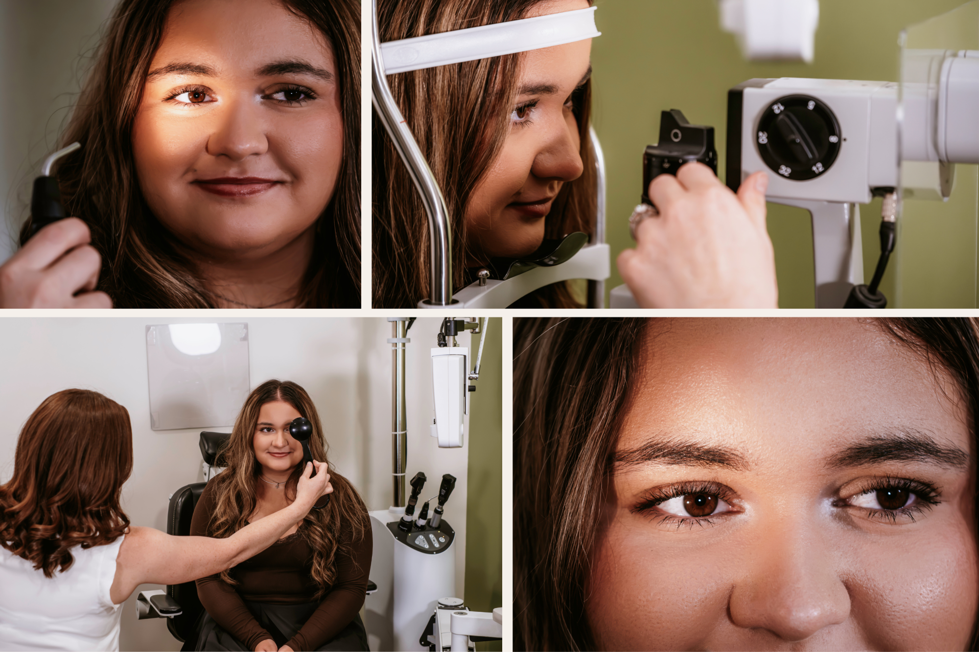 Comprehensive astigmatism eye exam at Aurora Eye Care in Grande Prairie
