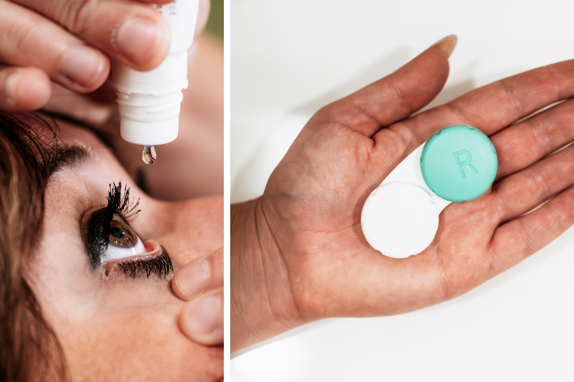 Soft contact lens fitting at Aurora Eye Care in Grande Prairie