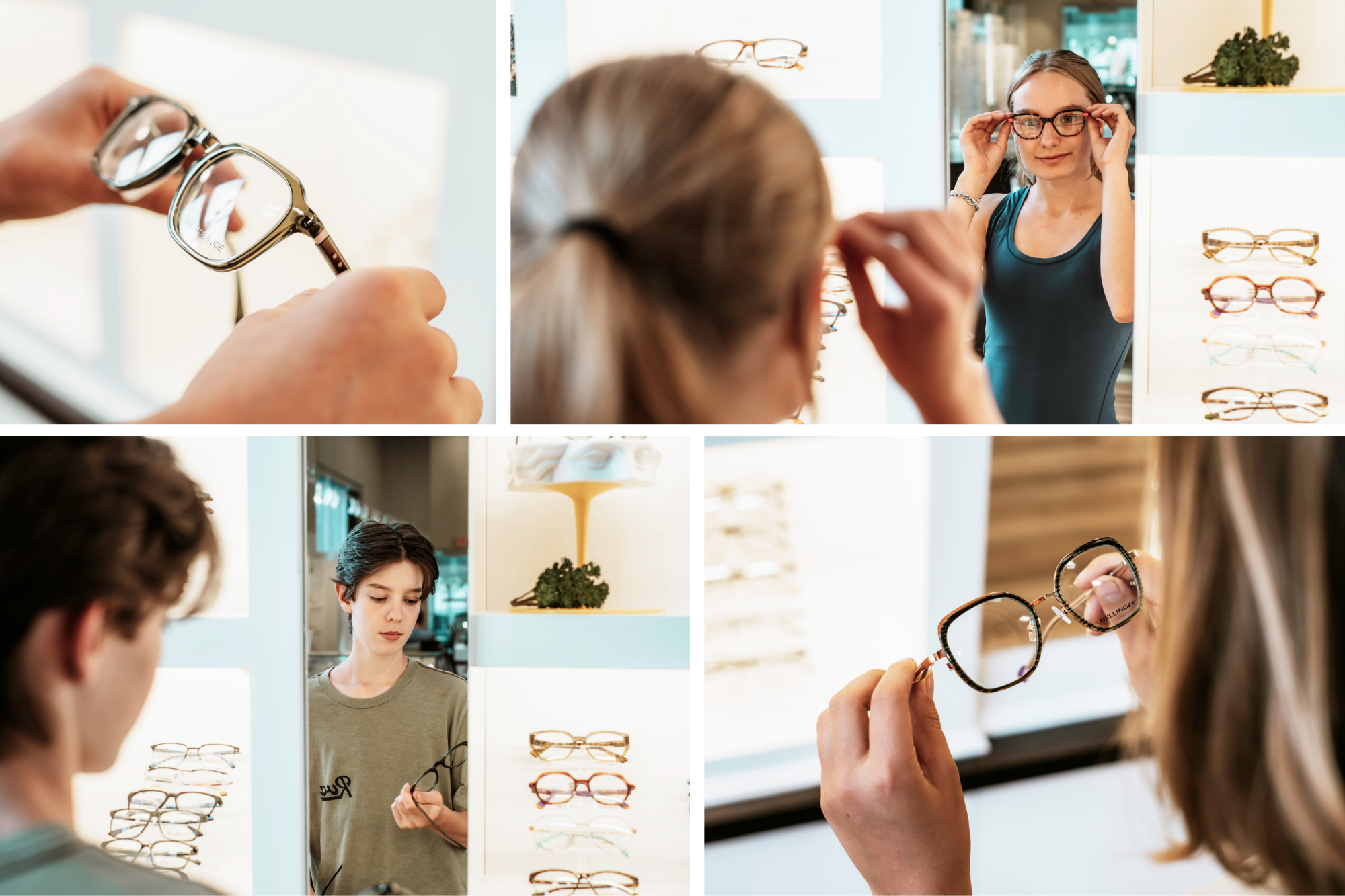 Prescription glasses and contact lenses for everyday vision correction
